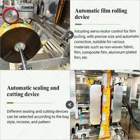 Machine d'emballage verticale pour sachets stand-up de 1 kg, ligne de remplissage et d'emballage pour café et poudre de lait