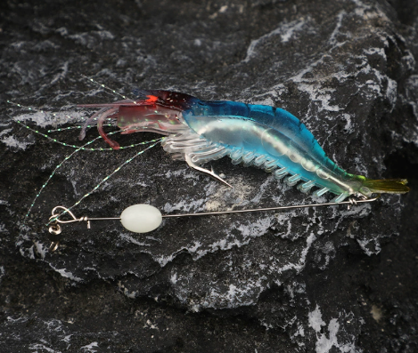 Camarón colgante estilo clásico antiguo - azul