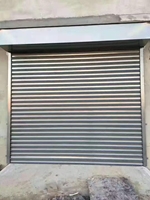 Porte de garage automatique à enroulement en aluminium, coupe-vent et insonorisée