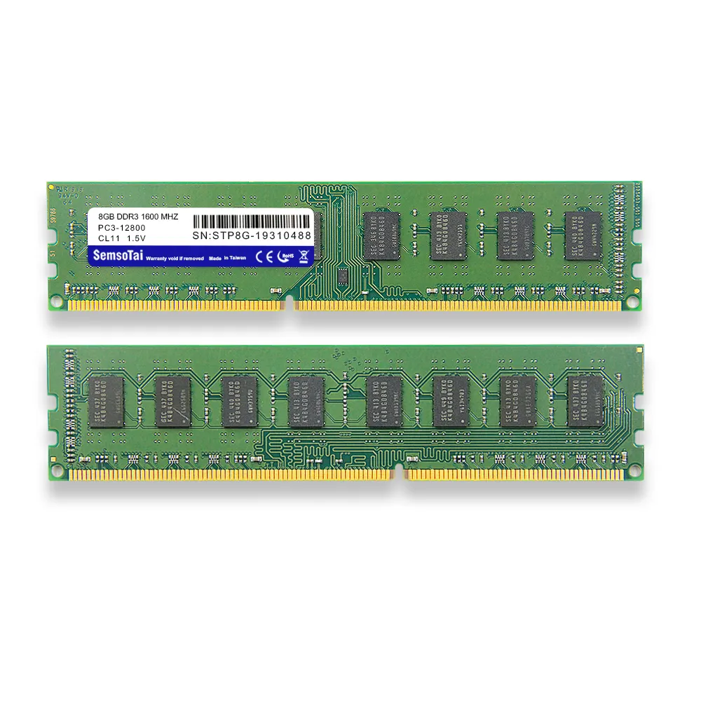 DDR3 8GB 1333 MHz/1600 MHz PC3-12800 di memoria RAM per desktop