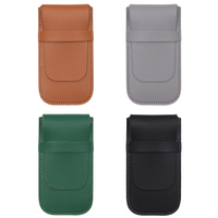 Étui de voyage rectangulaire en similicuir gaufré pour montre, pochette anti-poussière pour bracelet, sac de rangement individuel en PU, cadeau tendance pour homme