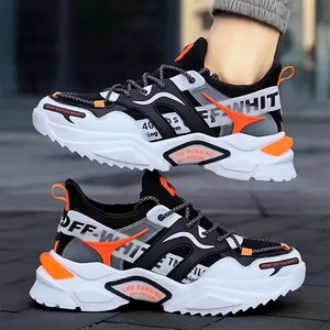 JSYWD-038 2025 Nuevas Zapatillas Deportivas de Malla para Hombre, Zapatos Casuales con Cordones, Ligeros, Cómodos y Transpirables para Exteriores - Product Image 2