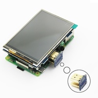 Toptan yüksek çözünürlüklü SPI denetleyici kurulu paneli 54 PIN 3.5 inç modülü mini ekran TFT LCD ekran ahududu Pi için 4 3 2