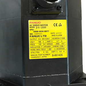 A06B-0034-B077 FANUC ทดสอบมอเตอร์เซอร์โว AC ของแท้สำหรับชิ้นส่วนเครื่องจักร CNC Plc - Product Image 2