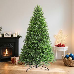 Sapin de Noël synthétique de luxe en PE de haute qualité, vert frais, automatique et très dense, pour usage domestique - Product Image 2