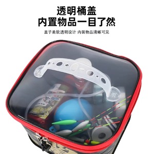 Juego de Cajas de Pesca de EVA Reforzada, 3 Piezas, con Tapa Transparente, Portátiles, Impermeables, con Asa, Multifuncionales - Product Image 3