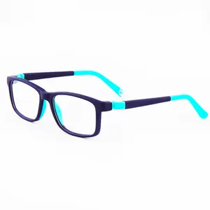 Mới nhất mềm screwless uốn cong an toàn Eyewear linh hoạt TR90 Kính mắt Frames Silicone thể thao trẻ em trẻ em kính Frames