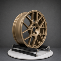 Jantes en alliage d'aluminium forgé couleur or champagne 17 18 19 20 22 24 pouces 5x100 5x112 5x114.3 5x115 5x120 pour Fi-r Mercedes BMW Audi