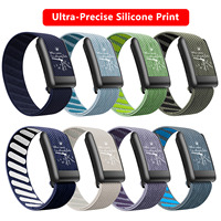 Bandes de montre Bandjoy de remplacement, fabriquées en usine, tendance, élégantes, en silicone imprimé, résistantes à la transpiration, durables, en nylon souple, pour capteur Whoop 5.0