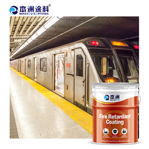 Benzhou hai thành phần chống cháy Epoxy lớp phủ Con lăn công nghiệp Kết Cấu Thép công thức chất lỏng cho kết cấu thép công nghiệp - Product Image 1