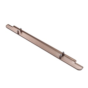 Poignée de porte en alliage <span class=keywords><strong>d</strong></span>'<span class=keywords><strong>aluminium</strong></span> et bois, design moderne et luxueux, logo gravé, installation facile, garantie 4 ans, pour portes de villa - Product Image 4