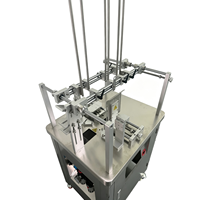 Machine à plier les boîtes en carton électrique automatique à grande vitesse pour l'emballage alimentaire, matériaux en papier, utilisation par les petites entreprises