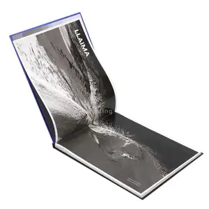 Livro de imagens de capa dura OEM criar livros fotográficos Layflat personalizados Premium