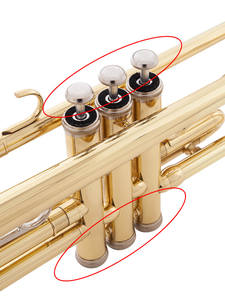 Accessoires de réparation pour trompette Bb, instrument en laiton de petite taille, tout-en-un, universel, <span class=keywords><strong>clé</strong></span>, soupape de purge d'eau, support de ressort, bouton, boucle - Product Image 2