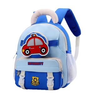 Mochila Infantil em Forma de Carro, Pouch Redondo Impresso com Dupla Fivela, Multi-camadas, para Meninos e Meninas, Mochila Escolar para Crianças - Product Image 2