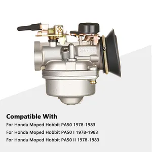 Carburetor 16mm For Honda Hobbit PA50 PA50I PA50II PA 50 50I 50II Moped Carburetor