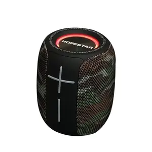 Loa Bluetooth Bass <span class=keywords><strong>Mini</strong></span> Bằng Vải Dệt Giá Rẻ Loa Ngoài Trời Cắm Trại RGB Các Thương Hiệu Loa Di Động TWS BT5.0 Với TF <span class=keywords><strong>USD</strong></span> AUX - Product Image 6