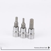 ELEHAND Lot de 27 clés à douilles, kit d'outils à cliquet 1/4'' avec douilles et embouts pour réparation automobile et entretien domestique