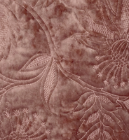 Housse de coussin décorative de luxe en microfibre à feuilles matelassées en velours super doux et brillant, fermeture éclair cachée, nouvelle vente chaude