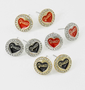 ต่างหูรูปหัว<span class=keywords><strong>ใจ</strong></span>ลายเครื่องหมาย<span class=keywords><strong>คำถาม</strong></span>สุดคลาสสิกจากแบรนด์หรู - Product Image 1