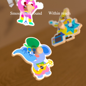 Educação Infantil Brinquedo DIY madeira Puzzle Cognitive <span class=keywords><strong>Board</strong></span> com tema animal para crianças - Product Image 5