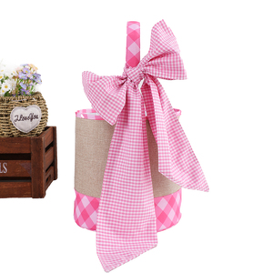 Ruban décoratif pour <span class=keywords><strong>panier</strong></span>-cadeau de Pâques, décoration de Pâques personnalisée, ruban en seersucker mignon pour seau de Pâques, ruban brodé mignon pour enfants - Product Image 6