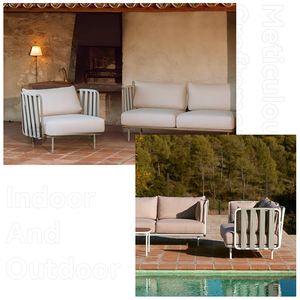 Ensemble <span class=keywords><strong>de</strong></span> canapés <span class=keywords><strong>en</strong></span> bois au design moderne, meubles d'extérieur pour <span class=keywords><strong>jardin</strong></span>, balcon, terrasse et hôtel - canapé <span class=keywords><strong>de</strong></span> <span class=keywords><strong>salon</strong></span> durable et imperméable - Product Image 5
