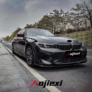 Parrilla de listón doble de fibra de carbono de alta calidad para <span class=keywords><strong>BMW</strong></span> Serie 3 G20 G21 LCI M340i <span class=keywords><strong>2023</strong></span> + Kit de carrocería de ventilación de aire de riñón de parachoques delantero - Product Image 3