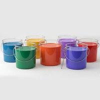 Peinture acrylique artistique entièrement personnalisable, 108 couleurs, 500 ml, 1000 ml, 5 L, 10 L, 1 gallon, 5 gallons, pour verre, papier et toile, EN71