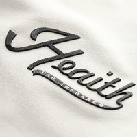 Kustom besi desain merek Logo Patch 3D Tpu lembut karet Patch mengangkat emas TPU Transfer panas label untuk pakaian