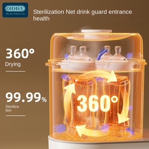 OIDIRE Full Glass Temperatura constante Pot Plastic Home Baby Milk Warm Biberón Esterilizador y secado Ajustador dos en uno - Product Image 4
