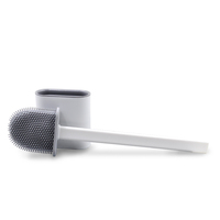 Oneup — brosse de toilette en plastique TPR, brosse de toilette à manche longue, en Silicone, pour le nettoyage des wc
