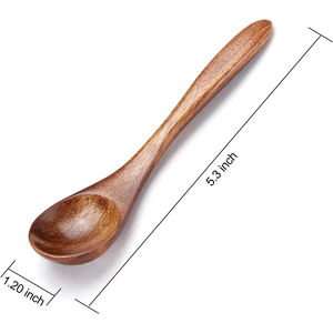 Piccolo cucchiaino di legno che serve utensili in legno <span class=keywords><strong>per</strong></span> cucinare condimenti cucchiai di <span class=keywords><strong>miele</strong></span> <span class=keywords><strong>per</strong></span> uso quotidiano - Product Image 2