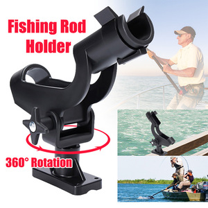 Support de canne à pêche rotatif à 360°, rotation multidirectionnelle, acier inoxydable, pour bateau, kayak, planche de surf - Product Image 5