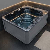 Bain à remous en acrylique certifié pour spa, directement de l'usine, pour hôtels et villas internationaux, baignoire de luxe moderne, nouveauté 2026