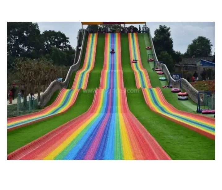 Best Quality Rainbow Water Slide Designed by Water Park Supplier Made in China