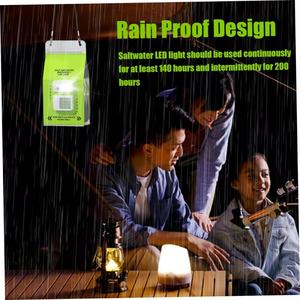 Productos respetuosos con el medio ambiente Lámparas de luces LED DE EMERGENCIA portátiles activadas con agua salada para acampar Desastre de emergencia - Product Image 5