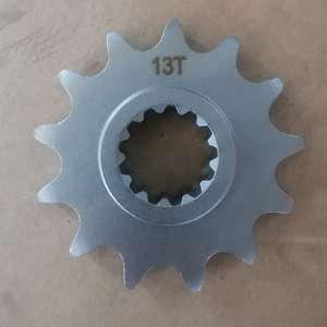 Piñón de acero de 14 dientes personalizado compatible con fábrica OEM, accesorios de motocicleta de endurecimiento para maquinaria, industrias agrícolas, estándar ISO - Product Image 5