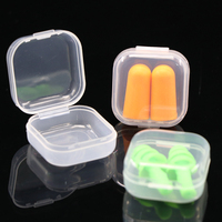 Boîte de rangement multifonctionnelle en plastique SUNSHING pour bouchons d'oreilles, bijoux, pilules – Étui transparent en PP pour outils, petit conteneur carré pour boucles d'oreilles