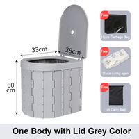 Randonnée Plage Bateau Longue Conduite Voyage Porta Pot Caravane Camper Tabouret Remorque En Plastique Portable Toilettes Camping Toilette Extérieure
