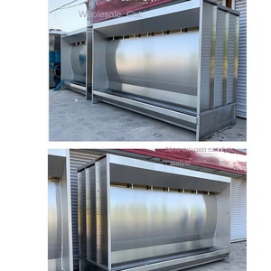 Cabine de peinture multifonctionnelle écologique à rideau d'eau pour purification par brumisation, dépoussiérage et polissage - Product Image 3