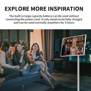 Xách tay 21.5 23.8 27 32 inch di chuyển cảm ứng thông minh Màn hình Màn hình hiển thị pin-điện Android Màn hình PC - Product Image 4