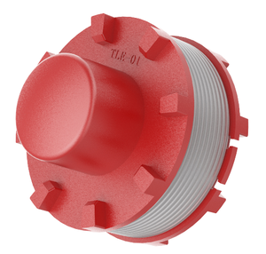 Carrete de repuesto para desbrozadoras y recortadoras de bordes - Hilo de nailon blanco mate de 2.0 mm, 26.5 pies/8 m de longitud, forma cuadrada, color rojo vino, 1 año de garantía - Product Image 1