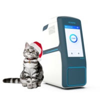 Analizador de Química automático portátil, Analizador de prueba de sangre seca POCT médico clínico, Analizador de Química bioquímica, precio para animales