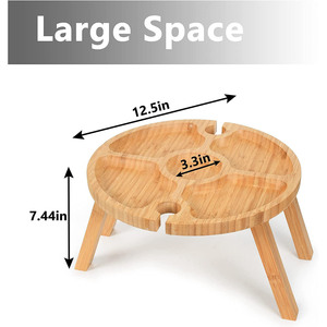 New cross-border product: <b>Outdoor</b> folding <b>table</b>, mini picnic <b>table</b>, beach <b>table</b>, portable wine <b>table</b>, fruit and snack <b>table</b>. - Product Image 2
