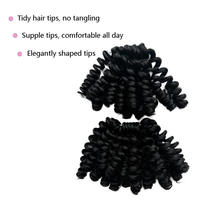 BELEZA 1/27 #   Extensions de cheveux synthétiques pour tresses au crochet WAND CURL 120G 8 pouces 20 mèches Boucles Françaises Vente en gros Offre Spéciale Usine