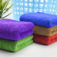 Serviette de bar à broderie couleur unie éponge 100% coton