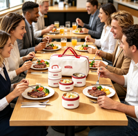 Boîte à lunch en acier inoxydable, ensemble cadeau d'affaires pour cadeaux d'entreprise
