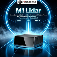 RoboSense M1 Generasi ke-2 LiDAR Solid-State Otomotif Jangkauan 180m 0.2 °   Resolusi untuk Robotaxi ADAS