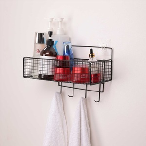 Étagère d'angle moderne en alliage de zinc non perforé pour lavabo et douche de salle de bain - Product Image 2